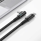 Tech-Protect UltraBoost L USB-C / USB-C 60W 6A laidas 1m - pilkas -- Cell phone cables