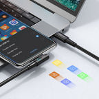 Tech-Protect UltraBoost L USB-C / USB-C 60W 6A laidas 1m - pilkas -- Cell phone cables