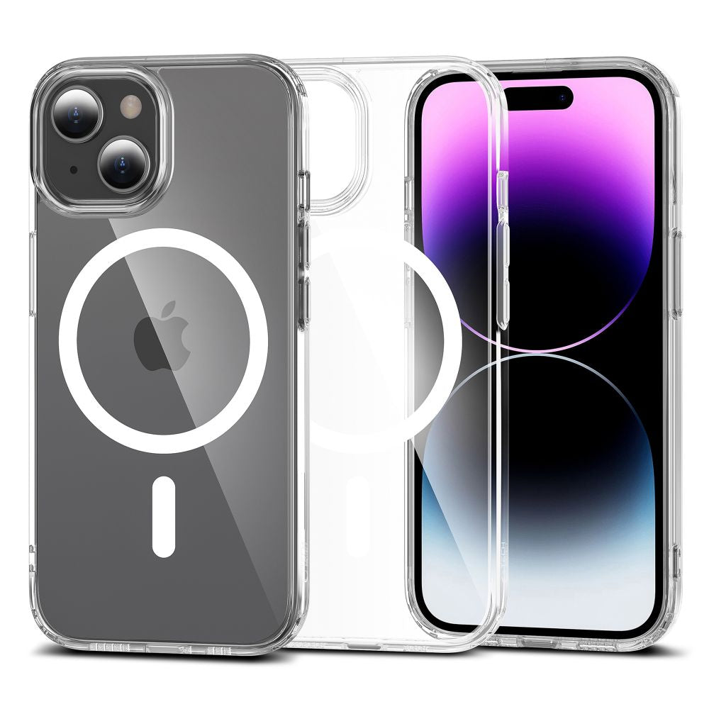 Tech-Protect FlexAir Hybrid MagSafe dėklas iPhone 15 – skaidrus -- iPhone 15