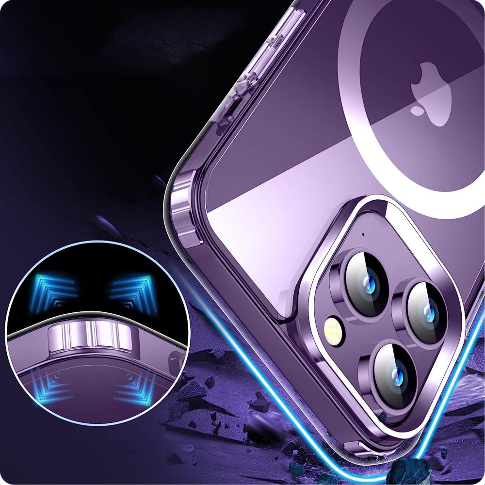 Tech-Protect FlexAir MagSafe dėklas iPhone 15 Pro Max – skaidrus -- iPhone 15 Pro Max