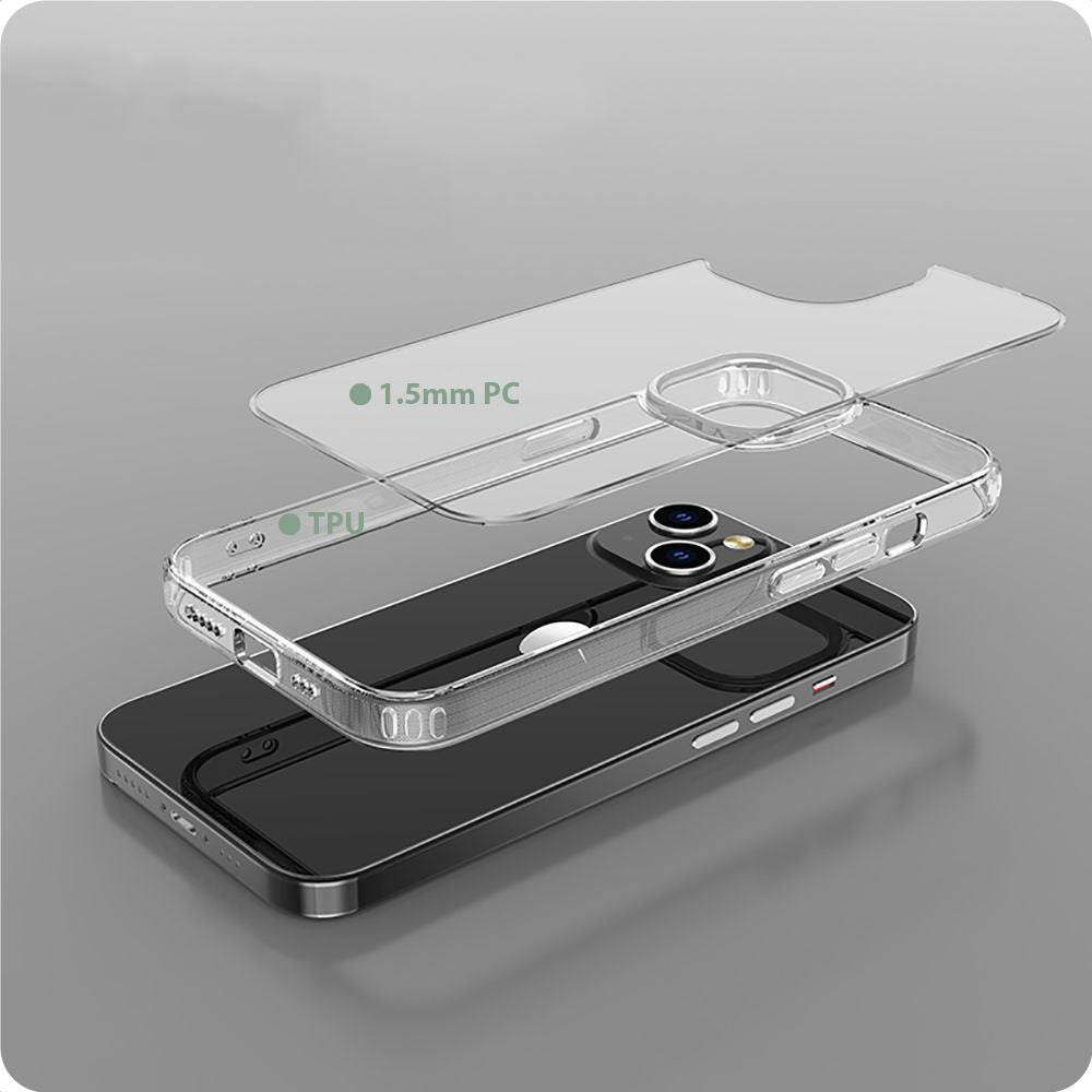 Tech-Protect FlexAir Hybrid dėklas iPhone 15 – skaidrus -- iPhone 15