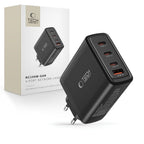Tech-Protect NC100W-GAN tinklo įkroviklis GaN 3x USB-C PD 100W / USB-A QC 3.0 - juodas -- Cell phone chargers