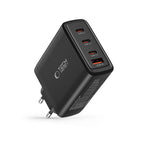 Tech-Protect NC100W-GAN tinklo įkroviklis GaN 3x USB-C PD 100W / USB-A QC 3.0 - juodas -- Cell phone chargers