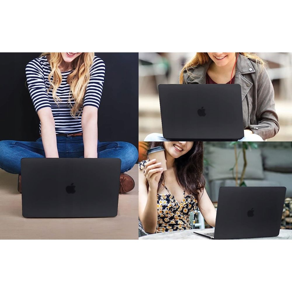 Tech-Protect SmartShell dėklas MacBook Air 15 (2023–2024) – juodas -- MacBook Air 15" M2 / M3