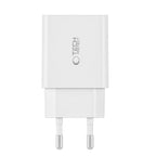Tech-Protect C35W įkroviklis 2x USB-C PD 35W - baltas -- Cell phone chargers
