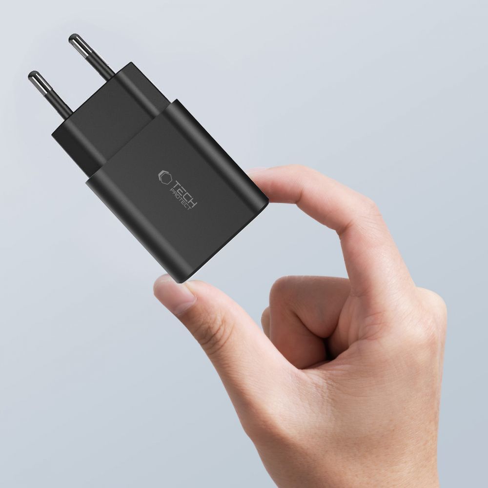 Tech-Protect C35W įkroviklis 2x USB-C PD 35W - baltas -- Cell phone chargers