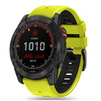 Tech-Protect IconBand Pro dirželis, skirtas Garmin Fenix ​​3 / 5X / 3HR / 5X Plus / 6X / 6X Pro / 7X - Lime Black --...