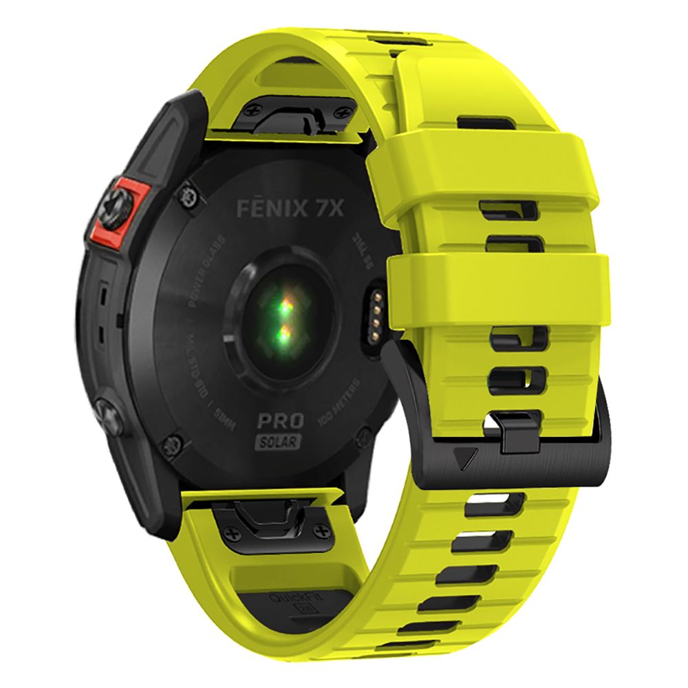 Tech-Protect IconBand Pro dirželis, skirtas Garmin Fenix ​​3 / 5X / 3HR / 5X Plus / 6X / 6X Pro / 7X - Lime Black --...