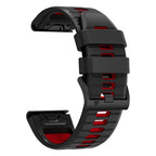 Tech-Protect IconBand Pro dirželis, skirtas Garmin Fenix ​​3 / 5X / 3HR / 5X Plus / 6X / 6X Pro / 7X - juodas/raudonas --...