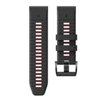 Tech-Protect IconBand Pro dirželis, skirtas Garmin Fenix ​​3 / 5X / 3HR / 5X Plus / 6X / 6X Pro / 7X - juodas/raudonas --...