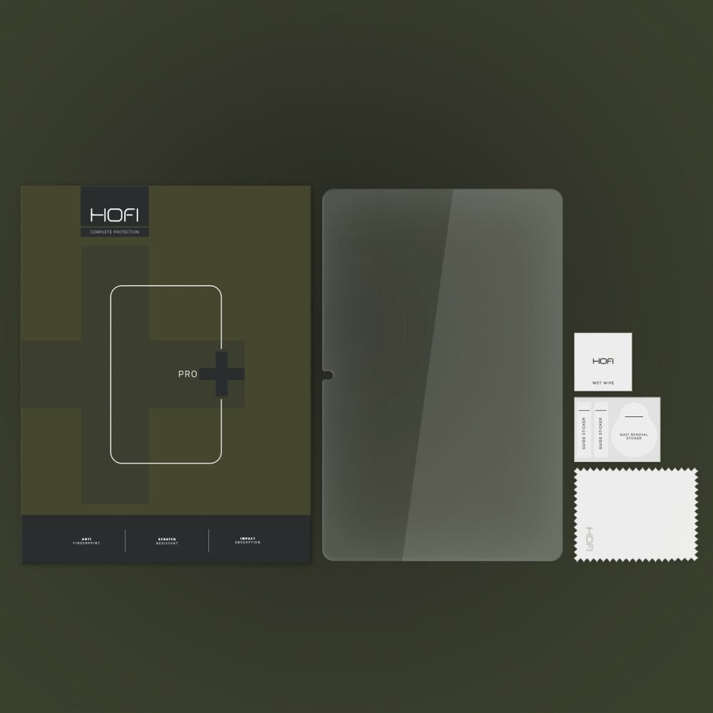 Hofi Glass Pro+ stiklas Galaxy Tab S9 FE 10.9 – juodas rėmelis -- Samsung Galaxy Tab S9 FE