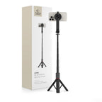Tech-Protect L04S Bluetooth asmenukių lazda su trikoju iki 95cm ir 360° galva - juoda -- Selfie Sticks & Tripods