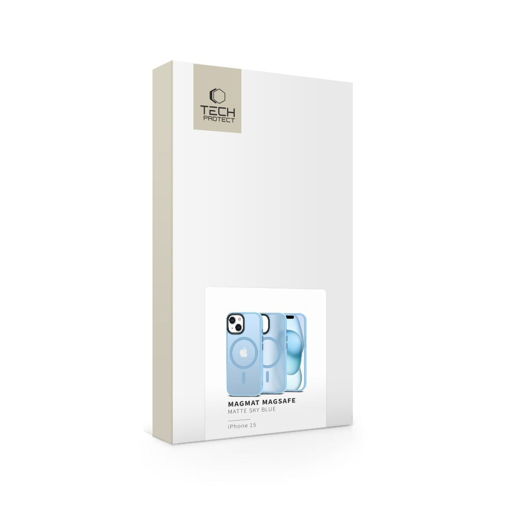 Tech-Protect MagMat MagSafe dėklas iPhone 15 – mėlynas -- iPhone 15