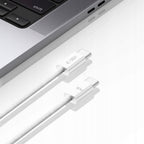 Tech-Protect UltraBoost Classic USB-C / USB-C PD laidas 60W 3A 1m - baltas -- Cell phone cables