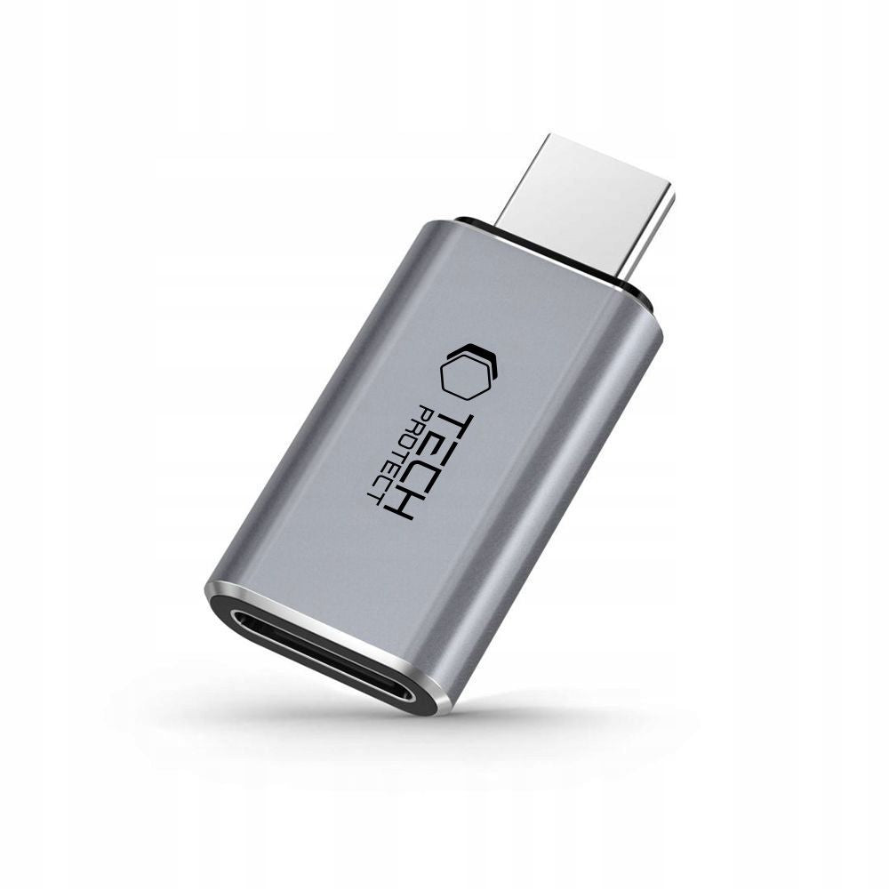 Tech-Protect UltraBoost USB-C (vyriškas) / Lightning (moteriškas) adapteris – pilkas -- USB Adapters