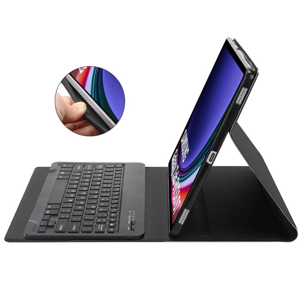 Tech-Protect SC Pen dėklas su klaviatūra Galaxy Tab S9 FE 10.9 – juodas -- Samsung Galaxy Tab S9 FE