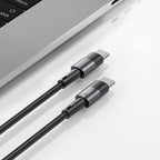 Tech-Protect UltraBoost USB-C / USB-C PD laidas 100W 5A 0.25m - pilkas -- Cell phone cables