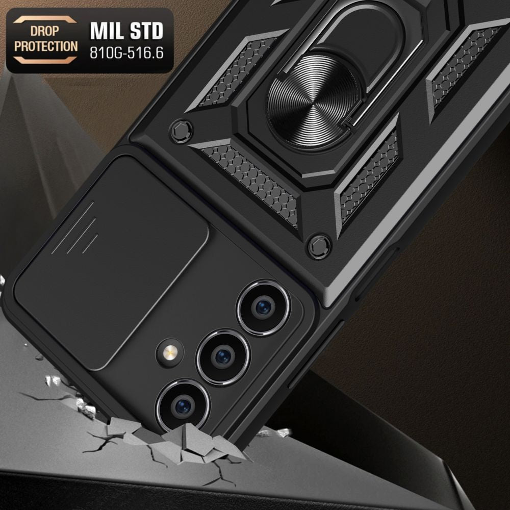 Tech-Protect CamShield Pro dėklas Galaxy S23 FE – juodas -- Samsung Galaxy S23 FE