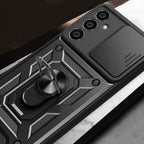 Tech-Protect CamShield Pro dėklas Galaxy S23 FE – juodas -- Samsung Galaxy S23 FE