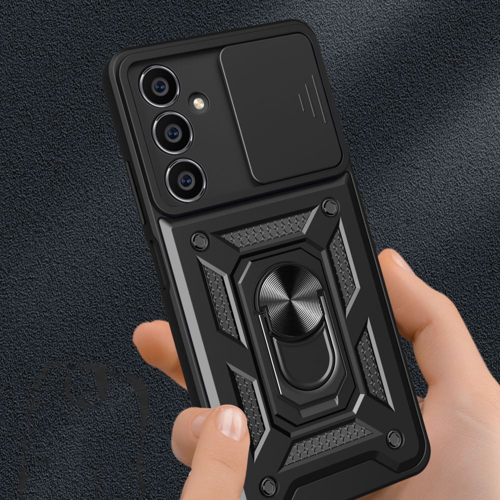 Tech-Protect CamShield Pro dėklas Galaxy S23 FE – juodas -- Samsung Galaxy S23 FE
