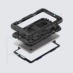 Tech-Protect Solid360 dėklas Galaxy Tab A9+ – juodas -- Samsung Galaxy Tab A9+