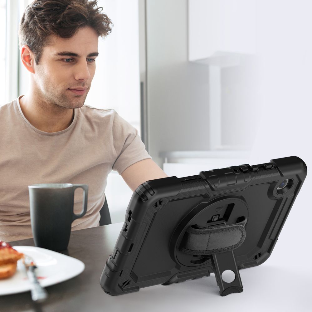 Tech-Protect Solid360 dėklas Galaxy Tab A9+ – juodas -- Samsung Galaxy Tab A9+