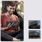 Tech-Protect Solid360 dėklas Galaxy Tab A9+ – juodas -- Samsung Galaxy Tab A9+
