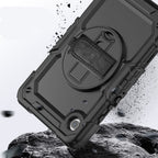 Tech-Protect Solid360 dėklas Galaxy Tab A9+ – juodas -- Samsung Galaxy Tab A9+