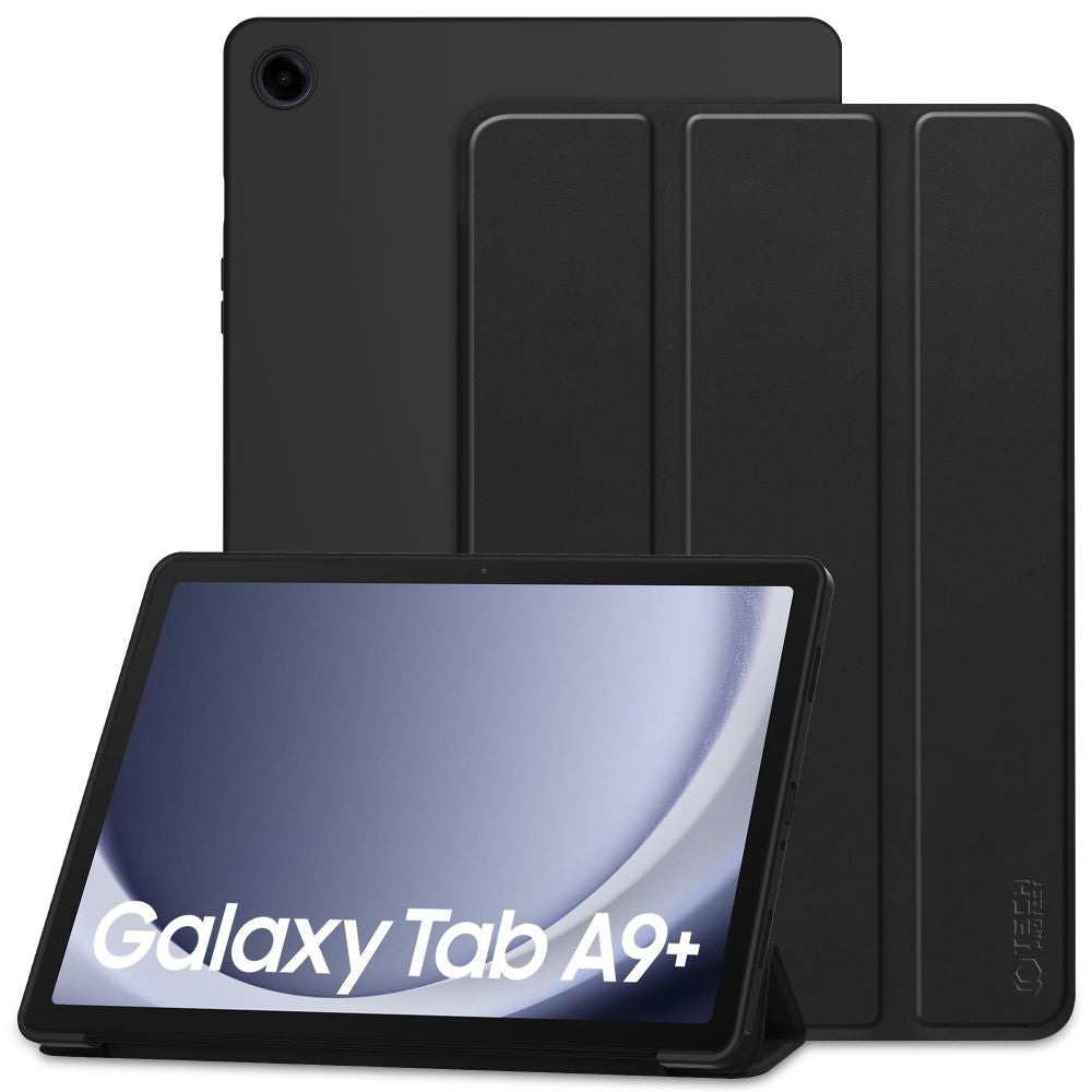 Tech-Protect SmartCase dėklas Galaxy Tab A9+ 11 – juodas -- Samsung Galaxy Tab A9+