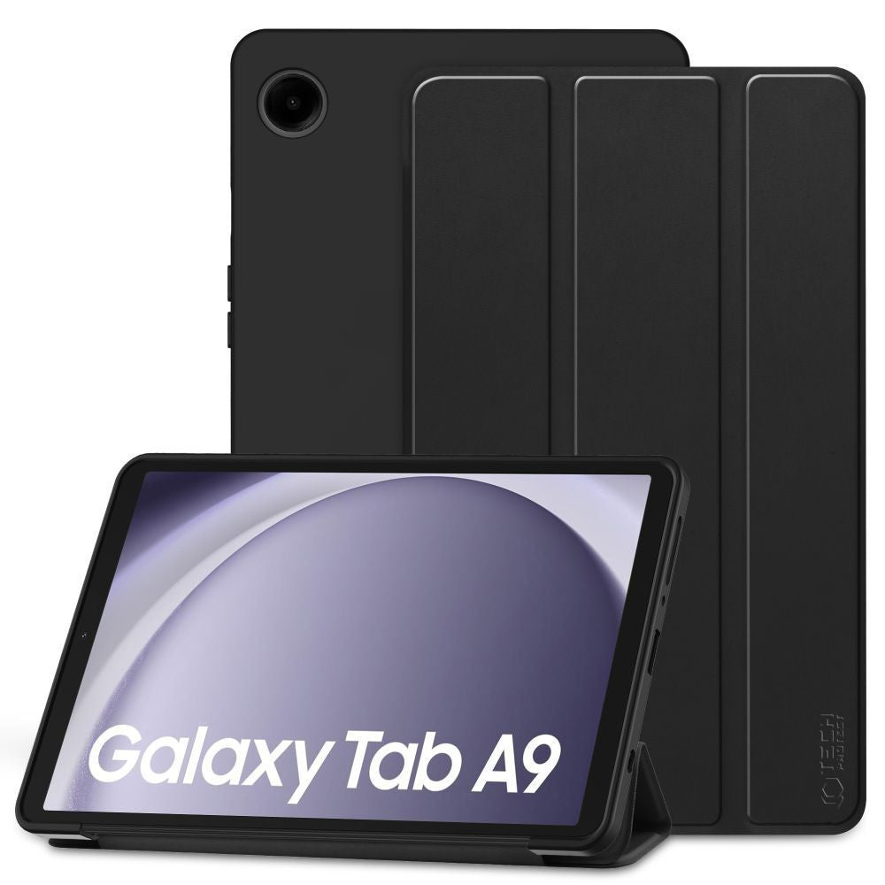 Tech-Protect SmartCase dėklas Galaxy Tab A9 8.7 – juodas -- Samsung Galaxy Tab A9