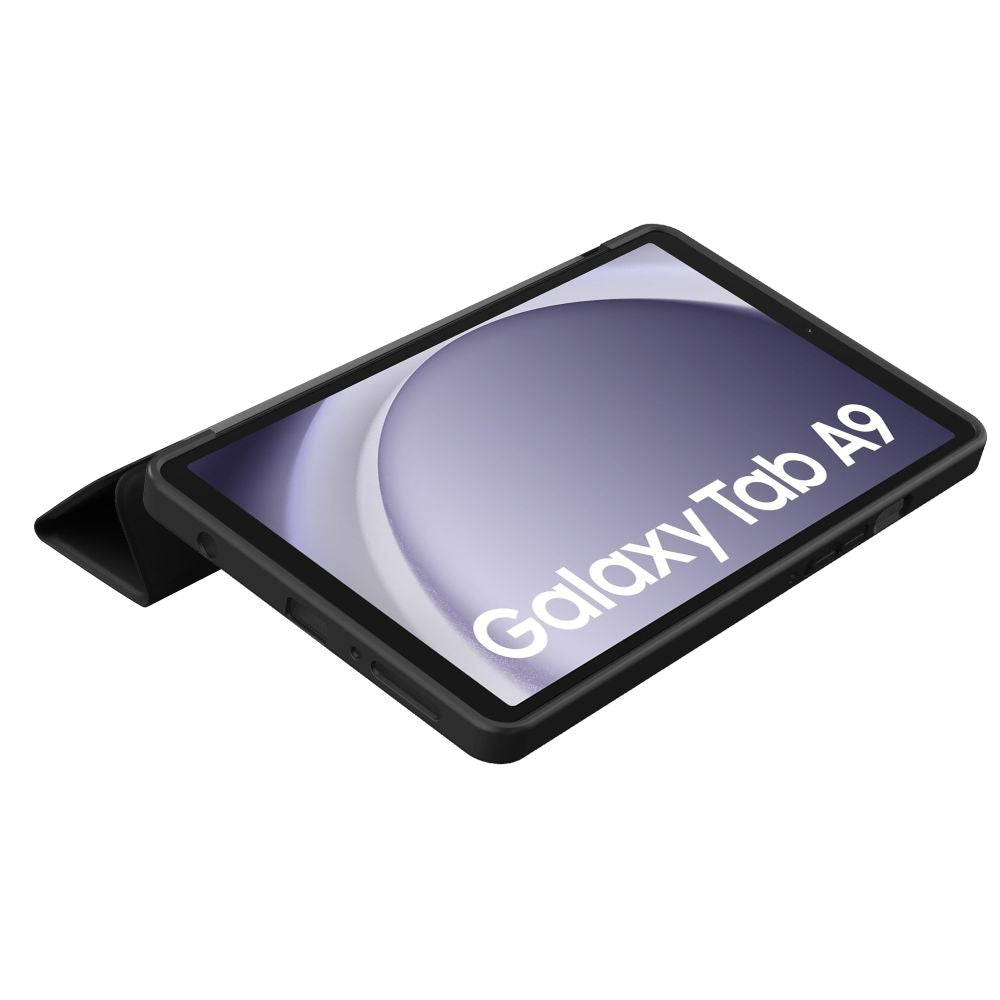 Tech-Protect SmartCase dėklas Galaxy Tab A9 8.7 – juodas -- Samsung Galaxy Tab A9