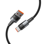 Tech-Protect UltraBoost USB-C / USB-A laidas 66W 6A 0.5m - pilkas -- Cell phone cables