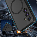 Tech-Protect MagMat MagSafe dėklas Samsung Galaxy S24 Ultra – matinis juodas -- Samsung Galaxy S24 Ultra