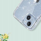 Tech-Protect FlexAir Hybrid dėklas S23 FE – skaidrus, su blizgučiais -- Samsung Galaxy S23 FE
