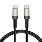 Tech-Protect UltraBoost Evo USB-C / USB-C PD laidas 100W 5A 1m - titano -- Cell phone cables