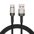 Tech-Protect UltraBoost Evo USB-C / USB-A laidas 100W 5A 2m - titano -- Cell phone cables