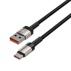 Tech-Protect UltraBoost Evo USB-C / USB-A laidas 100W 5A 2m - titano -- Cell phone cables