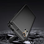Tech-Protect TPUCarbon dėklas Galaxy XCover 7 – juodas -- Samsung Galaxy XCover 7