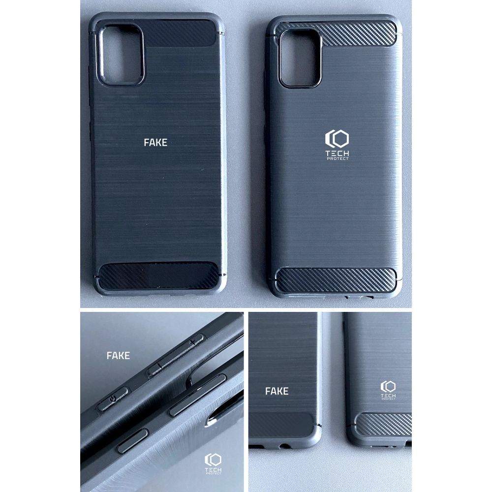Tech-Protect TPUCarbon dėklas Galaxy XCover 7 – juodas -- Samsung Galaxy XCover 7