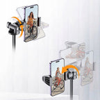 Tech-Protect L03S Bluetooth asmenukių lazda su nuotolinio valdymo pulteliu, trikoju iki 148cm ir 180° galvute - balta --...