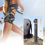 Tech-Protect L03S Bluetooth asmenukių lazda su nuotolinio valdymo pulteliu, trikoju iki 148cm ir 180° galvute - balta --...