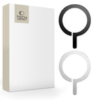 MagSafe Tech-Protect MetalRing universalus magnetas - juodas / sidabrinis (2 vnt.) -- Other phone accessories