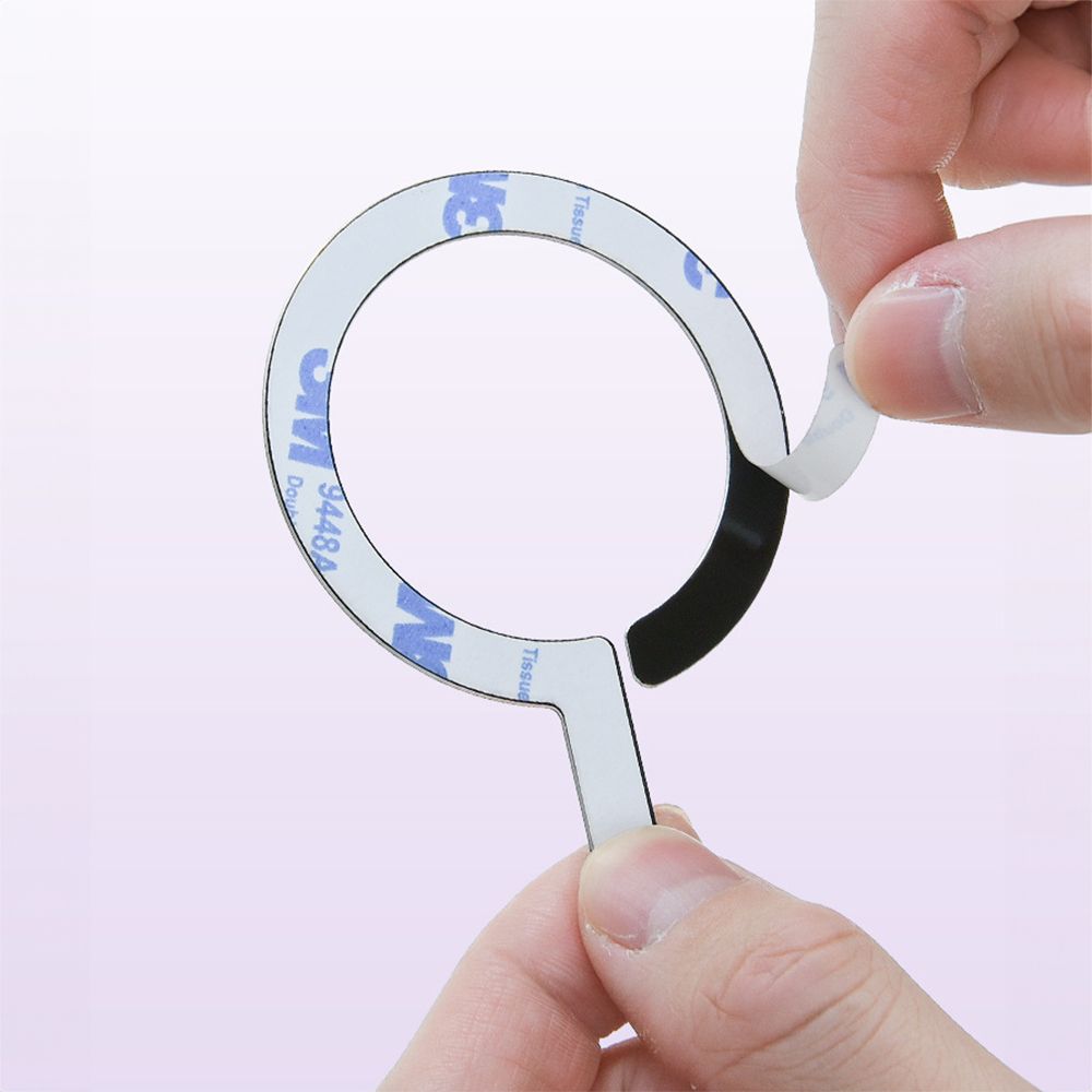 MagSafe Tech-Protect MetalRing universalus magnetas - juodas / sidabrinis (2 vnt.) -- Other phone accessories