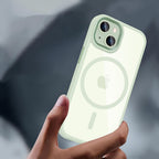 Tech-Protect MagMat MagSafe dėklas iPhone 15 – skaidrus žalias -- iPhone 15