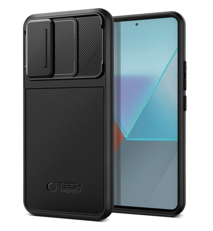Tech-Protect Velar Cam+ dėklas Redmi Note 13 Pro 5G / Poco X6 5G – juodas -- Xiaomi Redmi Note 13 Pro