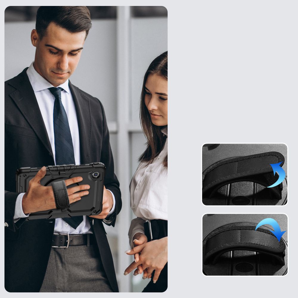 Tech-Protect Solid360 Lenovo Tab dėklas M11" 11.0 TB-330 - juodas