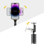 Tech-Protect L08S Bluetooth asmenukių lazda su nuotolinio valdymo pultu, trikoju iki 141 cm - Juoda -- Selfie Sticks &...