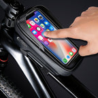 Tech-Protect V2 dviračio krepšys su telefono vieta 1l - juodas -- Bicycle Bags