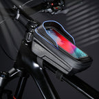 Tech-Protect V2 dviračio krepšys su telefono vieta 1l - juodas -- Bicycle Bags