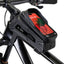 Tech-Protect V2 dviračio krepšys su telefono vieta 1,2l - juodas -- Bicycle Bags
